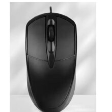 商务有线鼠标办公电竞游戏usb家用电脑台式笔记本通用鼠标有线usb 商务款黑色