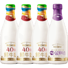 每日鲜语原生高品质 4.0全脂720ml*3+A2 720ml*1源头直发