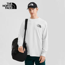 THE NORTH FACE 北面 长袖T恤男春秋户外吸汗透气舒适棉质卫衣7WXF FN4/白色 XL