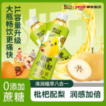 四季润喉，不怕火气！椰泰集团 轻上 枇杷小吊梨果浆饮品 1L*2瓶