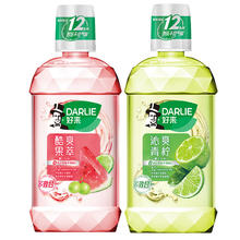 好来 原黑人漱口水减少口腔细菌温和防护清新口气250ml*2