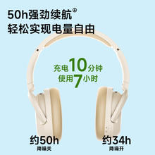 漫步者 W820NB 双金标版 耳罩式头戴式动圈主动降噪蓝牙耳机 活力橙259.34元