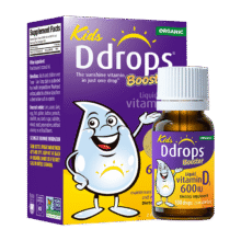 plus：Ddrops滴卓思 婴幼儿童营养维生素D3滴剂vd3 1岁-18岁 2.8ml 600IU148.5元（需领券，合74.25元/件）