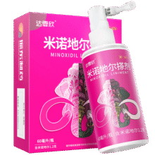 【推荐下单3瓶】达霏欣 米诺地尔酊搽剂生发喷雾2%浓度60ml/瓶脱发生发液【女士发缝宽专用】防脱生发育发发际线增长液洗发水脱发斑秃泡沫凝胶达菲欣产后脱发京东自营买药