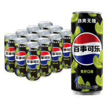 Pepsi/百事 青柠口味 无糖可乐 罐装 330ml 12罐