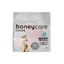 HONEYCARE魔法净界木薯矿石混合猫砂 钠基原矿 除臭不沾底2.4kg*4袋36.56元（需领券）