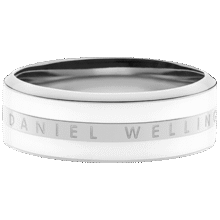 丹尼尔惠灵顿（DanielWellington）dw戒指男饰品绸缎白银色情侣对戒七夕情人节礼物送男友DW00400047478元