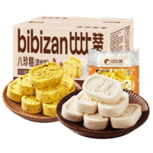 比比赞 小米红枣山药原味混合口味八珍糕 300g0.9元