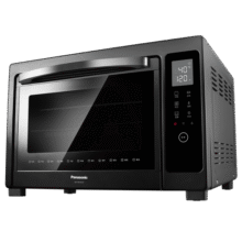 松下（Panasonic）家用电烤箱 大容量 电子温控 多功能烤箱 上下独立温控 自动预热 38L容量 NB-HM3810