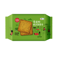 PLUS会员：时怡中粮 奇亚籽梳打苏打饼干100g/袋＊3件