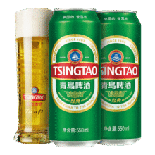 plus会员：青岛啤酒 经典10度 550mL 15罐 *2件、赠福禧4罐