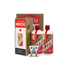茅台茅台飞天53°酱香型白酒500ml*2瓶（海外版）送礼袋