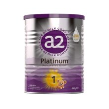 【自营】a2全新升级白金1段婴幼儿牛奶粉0-6个月宝宝乳粉400g小罐108元