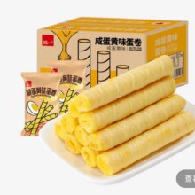 泓一 蛋卷 咸蛋黄蛋卷 400g5.4元（需试用）