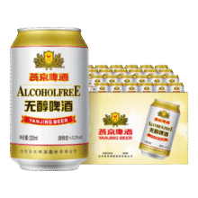 plus：燕京啤酒 无醇 罐装啤酒 330ml 24罐118.2元（合39.4元/件）