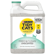 泰迪（tidy cats）美国进口泰迪猫砂 膨润土无香结团猫沙猫砂 无香除臭型20磅9.07kg
