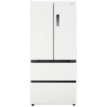美的（Midea）真香系列M60双系统508法式多门四门家用冰箱超薄平嵌双循环大容量底部散热BCD-508WUFPZM(E)星尘白