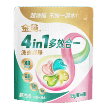 首购：金鱼 洗衣凝珠 6颗袋装