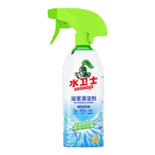 水卫士浴室清洁剂 玻璃清洁剂瓷砖浴缸水龙头花洒除水垢清洁剂除水卫仕 浴室清洁剂500g*1瓶17.9元 (月销4000+)