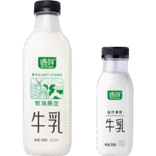 新希望 冷链运输 遇鲜牛奶255ml 9瓶 700ml 1瓶 3.6g蛋白 包邮32.9元