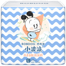 巴布豆(BOBDOG)小波浪薄柔亲肤纸尿裤L78片(9-14KG)婴儿尿不湿 柔软透气119元（合39.67元/件） 拍三件