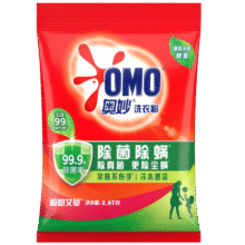 奥妙洗衣粉除菌除螨去顽渍冷水速溶家庭实惠天然酵素大袋整箱装 【5.6斤大袋装】除菌除螨洗衣粉26.9元 (每满200减30,券后省3)