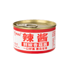 香菇鲜椒酱下饭菜香辣拌面拌饭酱辣椒酱火锅蘸料酱百搭佐料 辣酱80克*1罐4元 (月销4w+)