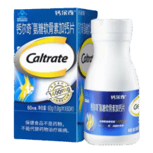 百亿补贴：钙尔奇（Caltrate）氨糖软骨素加钙片中老年增加骨密度骨质疏松腰腿疼抽补钙养护关节 氨糖60片*3瓶