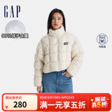 Gap 盖璞 女士可拆卸袖子立领羽绒服外套羽绒服 606191新低280元包邮