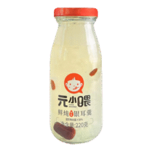 珍锦荟鲜炖银耳羹 代餐0脂早餐孕妇原味红枣枸杞银耳羹开盖即食免煮甜品 鲜炖银耳220g*2瓶【8.9月生产】12.9元 (券后省20)