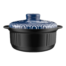 砂锅  黑蓝年年有鱼（家用2-4人） 2300ml  买一送一12.99元