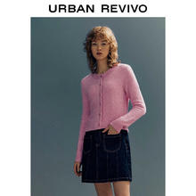 UR UR2024春季女装圆领针织开衫 UWU94001859.5元