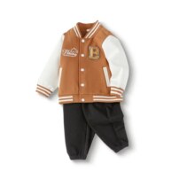 巴拉巴拉 学院风棒球服校园两件套99元
