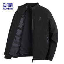 罗蒙（ROMON）夹克男士外套男 立领商务休闲防风上衣99.5元（需领券）