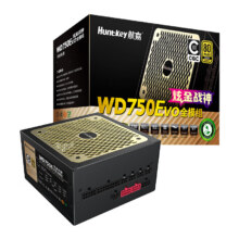 航嘉（Huntkey）  WD750EVO炫金战神模组-750W金牌 全模组359元