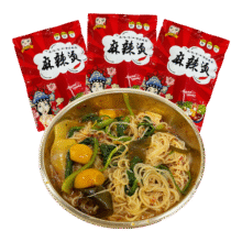 无敌馋嘴猫民族风味特色东北麻辣烫 麻辣鲜香夜宵快餐320g/袋 320克*1袋5元 (每满300减30)