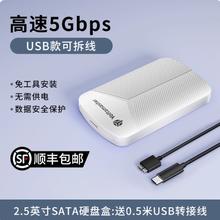 尤达大师 移动硬盘盒 USB款可拆线15.3元