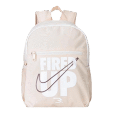 NIKE 3BRAND 耐克幼儿园书包男女童双肩包可调节肩带小学生mini背包 珍珠白 2T/4T【25*12*33cm 约9.9L】109.2元 (券后省0.84)