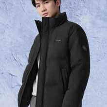 海澜之家羽绒服男25新立领石墨烯外套男冬HWRAW4J080A 黑色3K 2XL 185/100A 推荐165~176斤199元（需领券）