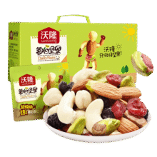 沃隆 每日坚果 礼盒装营养混合坚果果仁送礼营养健康零食休闲团购礼盒 750g/盒每日坚果超级款138元