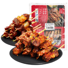 大希地 安格斯牛肉串240g*3袋+羊肉串240g*2袋 腌制入味烧烤露营食材69元