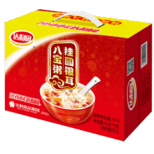 plus会员：达利园桂圆银耳八宝粥 360g*12罐 整箱礼盒装26.16元包邮