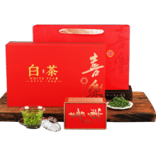 宋一 特级安吉白茶高档茶叶礼盒过年年货绿茶新茶200g 超值礼盒-国红白茶礼盒200g290.4元（合96.8元/件）