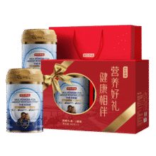 京东京造 中老年奶粉益生菌高钙富硒800g*2罐 成人奶粉送礼中秋礼盒104元 (券后省5,月销1000+)