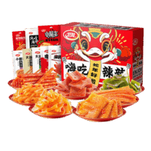 卫龙辣条魔芋爽零食大礼包1.276kg休闲零食礼盒生日礼物教师节送老师49.9元