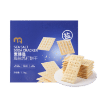 麦臻选【任选五件】海盐苏打饼干120元（需领券，合24元/件）