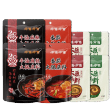 呷哺呷哺 牛油麻辣火锅底料150g*4袋麻辣烫香锅 一料多用调味料 牛油3袋27.9元 (满29减8,券后省3)