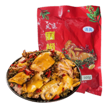 凤运德州脱骨扒鸡山东特产即食熟食烧鸡麻油麻椒鸡下酒凉菜礼品团购 麻椒鸡500g*2只32.9元
