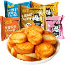 米多奇烤馍丁馍片饼干零食整箱4.9元