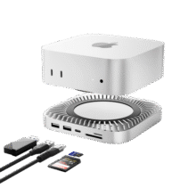 移速（MOVE SPEED）适用于Macmini M4扩展坞硬盘盒 SSD移动硬盘外接扩容存储 散热底座拓展坞 10G传输兼容雷电4/5接口423元 (每满449减60,券后省26)